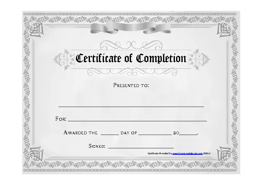 Certificates Of Completion
