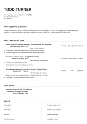 cover letter for resume for guidance counselor