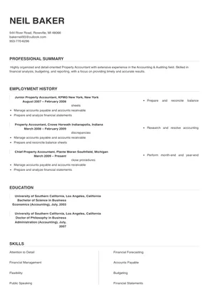 cover letter for property accountant