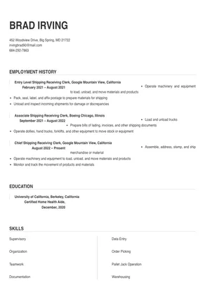 Shipping Receiving Clerk Resume Sample Tips Online Resume Builder   Background.webp